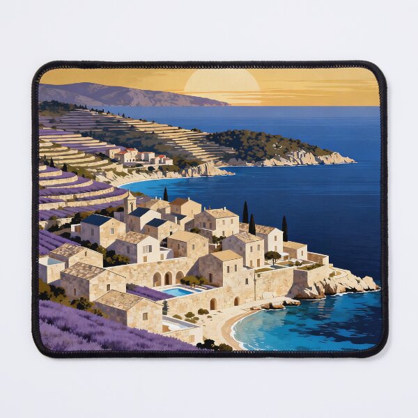 Item preview, Hvar Island Vintage Travel Poste designed and sold by TrendSh0p.