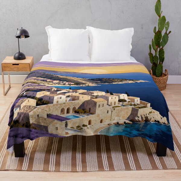 Item preview, Hvar Island Vintage Travel Poste designed and sold by TrendSh0p.