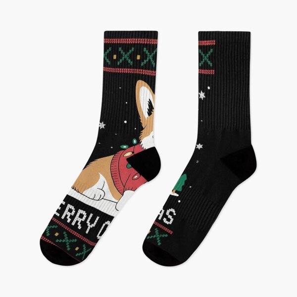 Item preview, Corgi Dog Merry Corgmas Santa Corgi Ugly Christmas designed and sold by LeeEvans222.