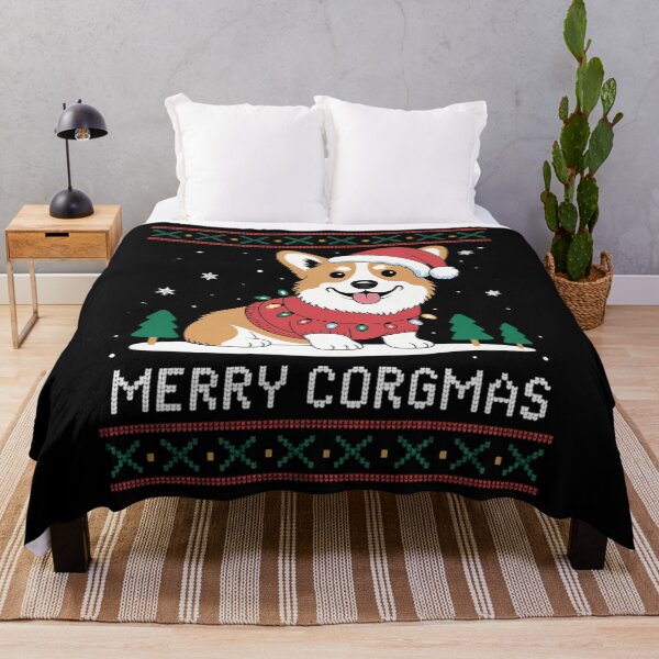 Item preview, Corgi Dog Merry Corgmas Santa Corgi Ugly Christmas designed and sold by LeeEvans222.
