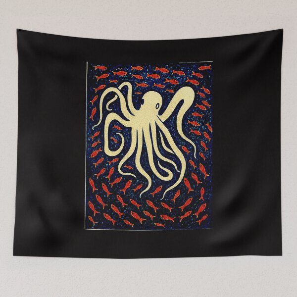 Item preview, Octopus out of the garden#5 designed and sold by Helios Be. Lavsh.