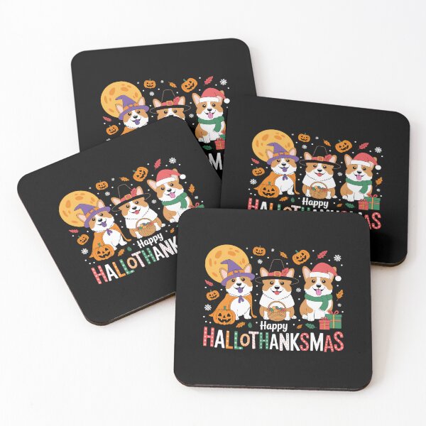 Item preview, Corgi Dogs Halloween Thanksgiving Christmas Hallothanksmas designed and sold by LeeEvans222.