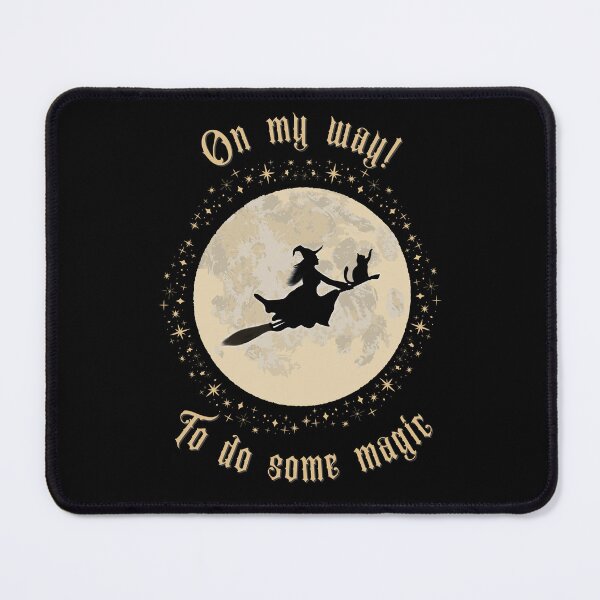 Item preview, 'On My Way To Do Some Magic!' - Essential Vintage Design For Halloween Season designed and sold by AtushaSpark.