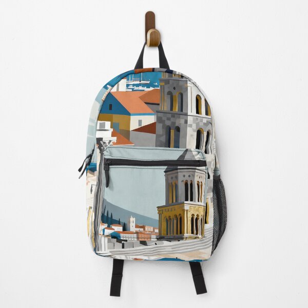 Item preview, Split Vintage Travel Poster designed and sold by TrendSh0p.