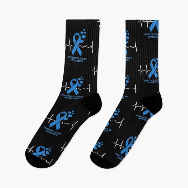 Item preview, Prostate Cancer Awareness Heart Ribbon Blue Support designed and sold by BLZART.
