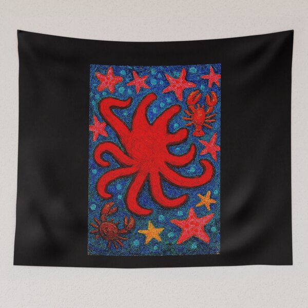 Item preview, Octopus out of the garden#6 designed and sold by Helios Be. Lavsh.