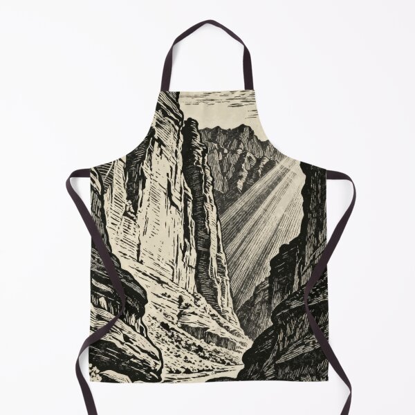 Item preview, Majestic Canyon River with Sunlight Beams designed and sold by zzz888.