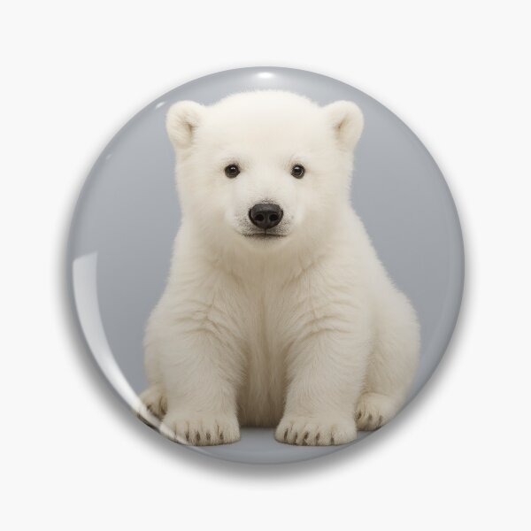 Item preview, Snow-White Polar Bear Cub – Arctic Charm designed and sold by BloomOfDesign.