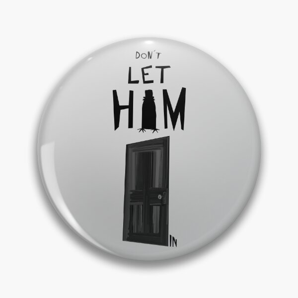 Item preview, Babadook Horror Door – Creepy Minimal Dark Design designed and sold by LavinyArt.