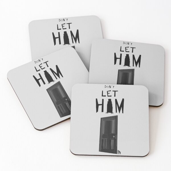 Item preview, Babadook Horror Door – Creepy Minimal Dark Design designed and sold by LavinyArt.