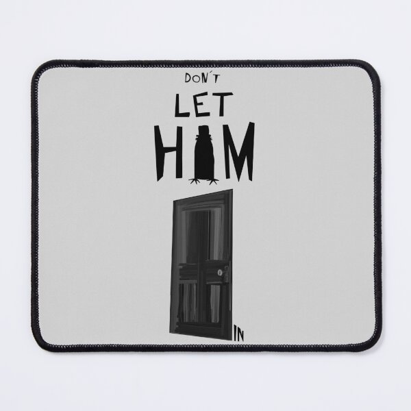 Item preview, Babadook Horror Door – Creepy Minimal Dark Design designed and sold by LavinyArt.