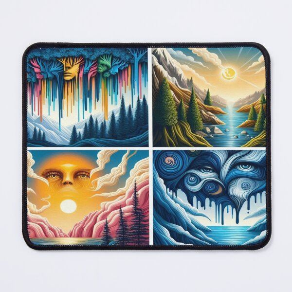Item preview, Surreal Landscapes – Faces in the sky, nature flows into dreams and reflections designed and sold by FotoworldEdel.