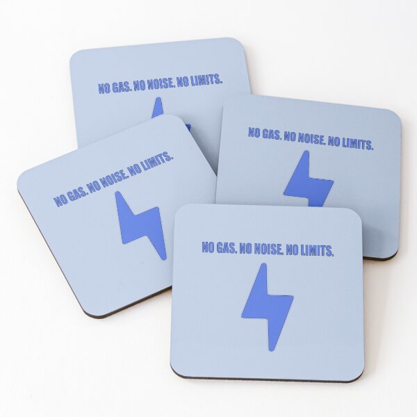 Item preview, No Gas. No Noise. No Limits. – Blue EV Charging Logo Design designed and sold by Fan Art Station .