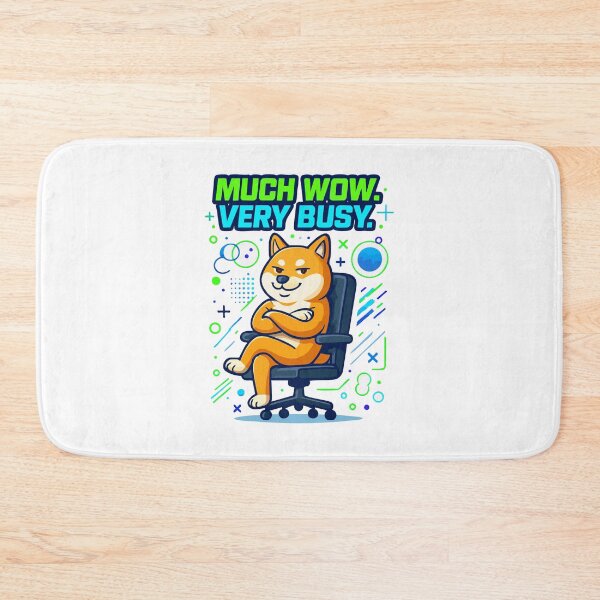 Item preview, Shiba Inu Meme "Much Wow. Very Busy." Futuristic Quote Tee designed and sold by Tong4130.