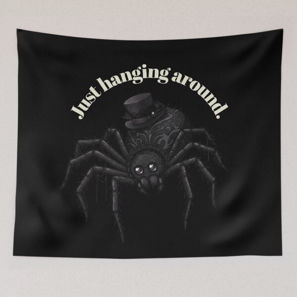Item preview, Gothic Spider "Just hanging around." | Dapper Victorian Steampunk Art designed and sold by EnigmaticGoth.