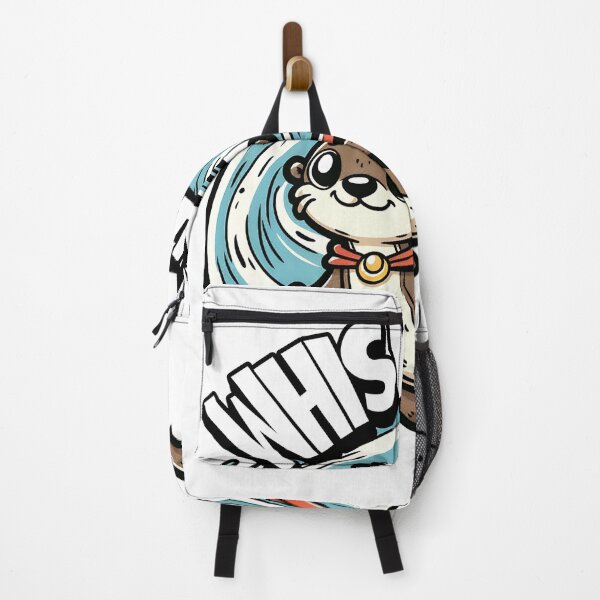 Item preview, Playful Otter Illustration – Cute Animal Art of Otter Swirling on Back designed and sold by Graphic Botique.