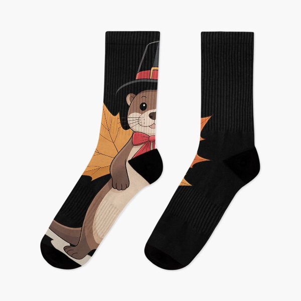 Item preview, Cute Animal Ferret Lover Thanksgiving designed and sold by LeeEvans222.