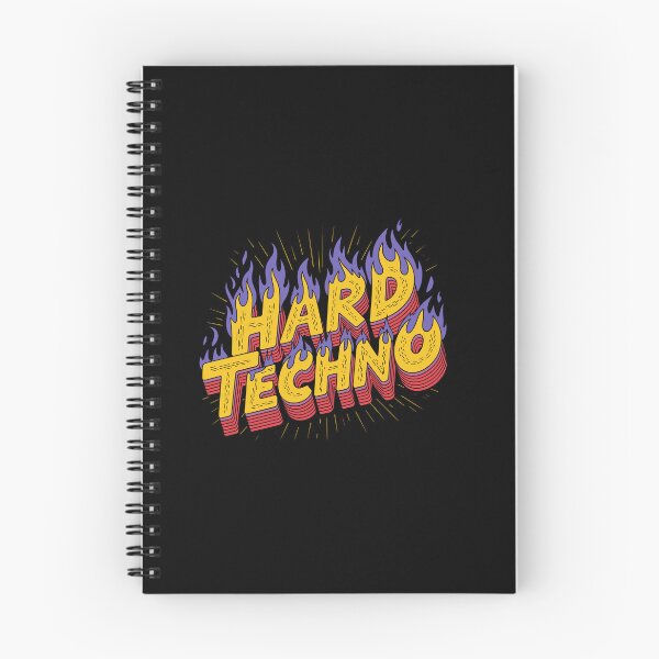 Item preview, Hard Techno – Fiery Cartoon Lettering Design for Electronic Music Lovers designed and sold by paulo silveira.
