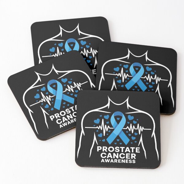 Item preview, Prostate Cancer Awareness Heart Ribbon Blue Support designed and sold by BLZART.