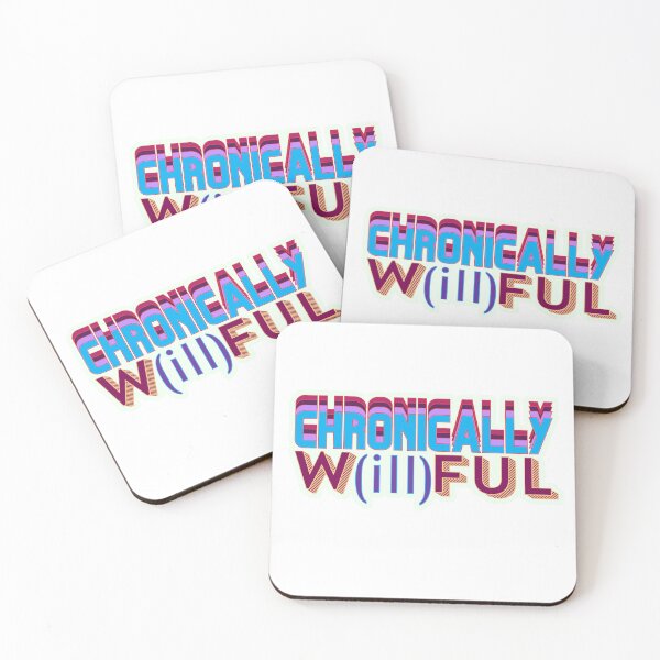 Item preview, Chronically Willful Retro Typography Design designed and sold by Hayley Mousley.
