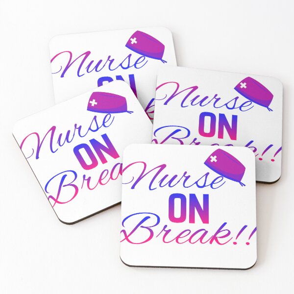Item preview, Nurse On Break – Fun Gradient Nurse Break Time Design designed and sold by Bee'sDesigns.