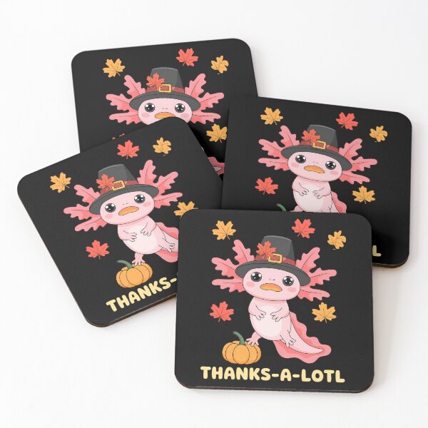 Item preview, Cute Axolotl Turkey Thanks-A-Lotl Happy Thanksgiving Day designed and sold by JonBarnes22.