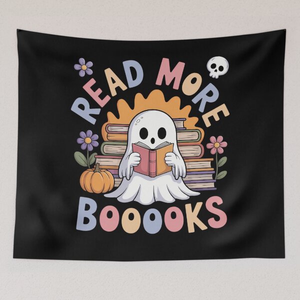 Item preview, Cute Booooks Ghost Read More Books Funny Teacher Halloween designed and sold by JonBarnes22.