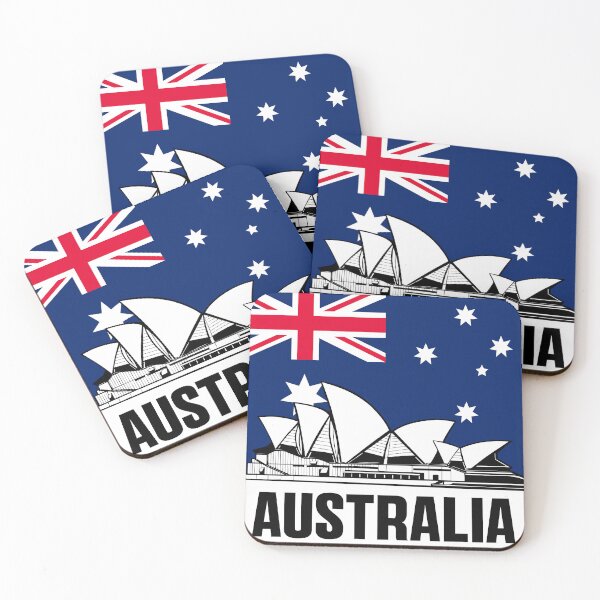 Item preview, Sydney Opera House With Flag Australia designed and sold by Febisaputra32.