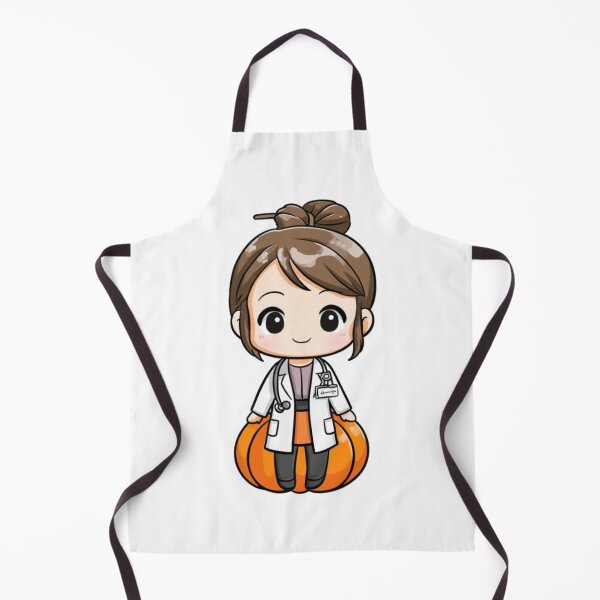 Item preview, Spooky Cute Nurse Sticker – Cartoon Nurse Sitting on Pumpkin, Adorable Halloween Art designed and sold by Gurjeetpixelart.