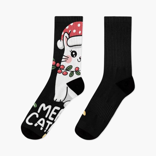 Item preview, Cute Cat Merry Catmas Christmas Cat Lovers Santa designed and sold by JonBarnes22.