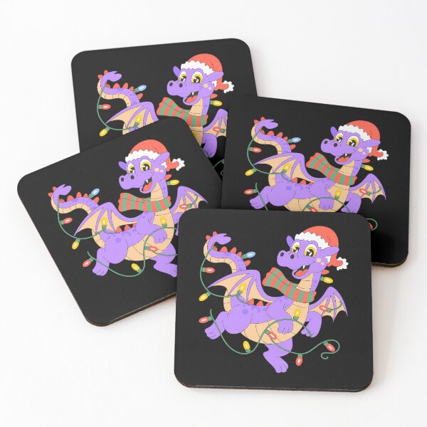 Item preview, Cute Dragon Figment Lights Christmas Santa Animal designed and sold by JonBarnes22.
