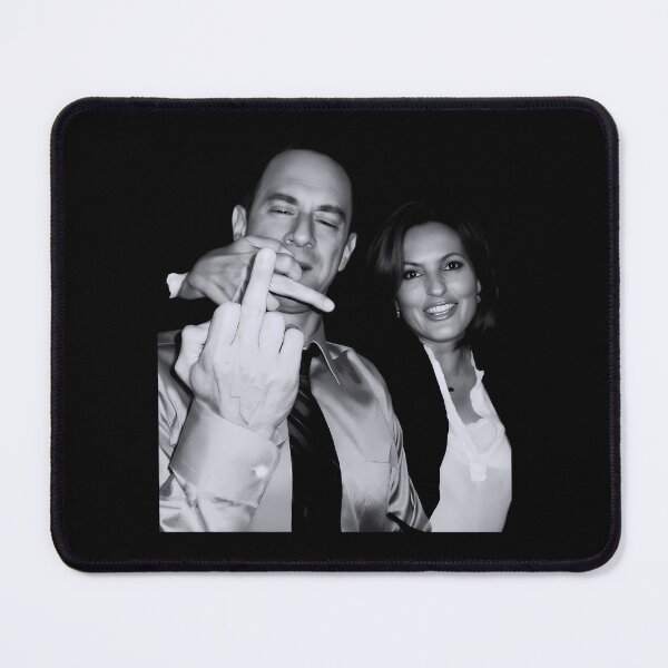Item preview, Elliot Stabler And Olivia Benson Actors And Musicians Giving The Middle Finger Meme designed and sold by MonserrateLark.