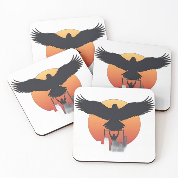 Item preview, Urban Calisthenics Eagle Silhouette Sunset Artwork designed and sold by NAIRVANA.