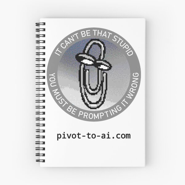 Item preview, Pivote al texto negro del logotipo de IA designed and sold by Pivot to AI.