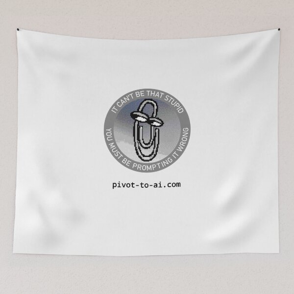 Item preview, Pivot to AI logo black text designed and sold by Pivot to AI.