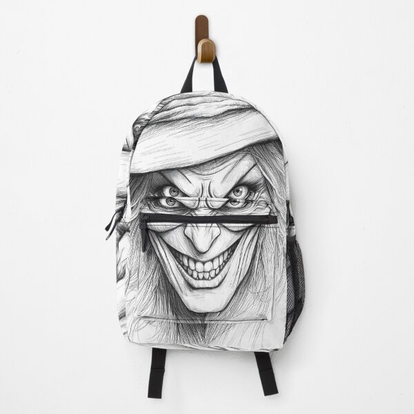 Item preview, Terrifying Witch Face Sinister Grin designed and sold by Shoot-The-Moon.