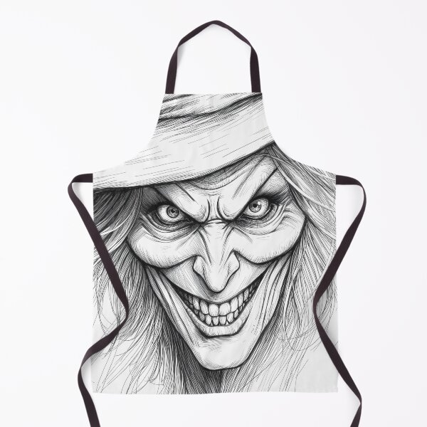 Item preview, Terrifying Witch Face Sinister Grin designed and sold by Shoot-The-Moon.