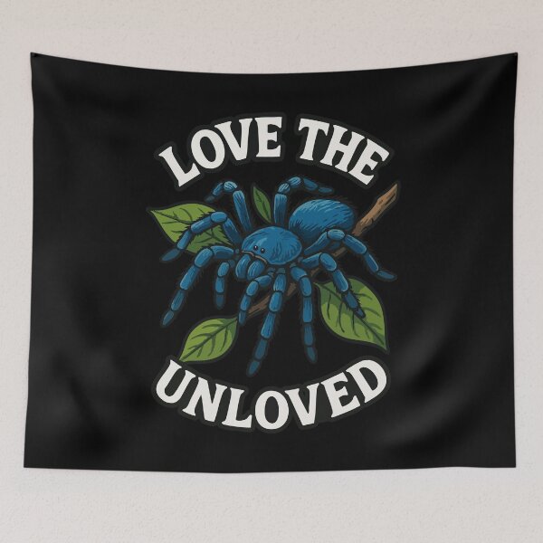 Item preview, Blue Tarantula Love The Unloved designed and sold by TomFrontierArt.