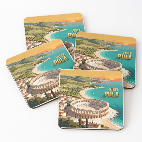 Item preview, Ai ilustration Historic Pula Arena - Roman Amphitheater in Croatia designed and sold by TrendSh0p.