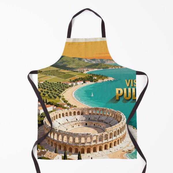 Item preview, Ai ilustration Historic Pula Arena - Roman Amphitheater in Croatia designed and sold by TrendSh0p.