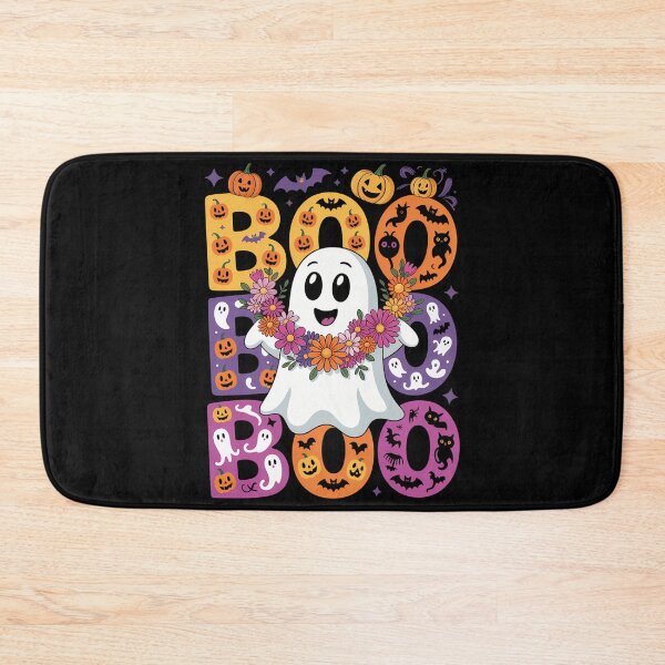 Artikelvorschau, Süßes Gespenst Floral Boo Halloween Junge Mädchen Geist Gruselige Jahreszeit entworfen und verkauft von JulienAureo.