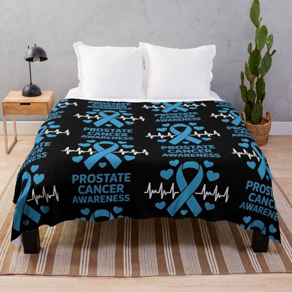 Item preview, Prostate Cancer Awareness Heart Ribbon Blue Support designed and sold by BLZART.