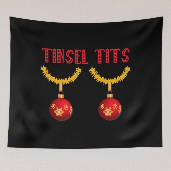Item preview, Tinsel Tits Funny Christmas Xmas  	 designed and sold by akkjxoyab95.