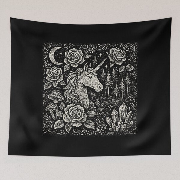 Item preview, Magical Unicorn Rose Forest Crystals designed and sold by EdvvinStudios.