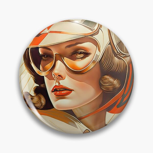 Item preview, Art Deco Aviatrix designed and sold by LanaGustavsson.