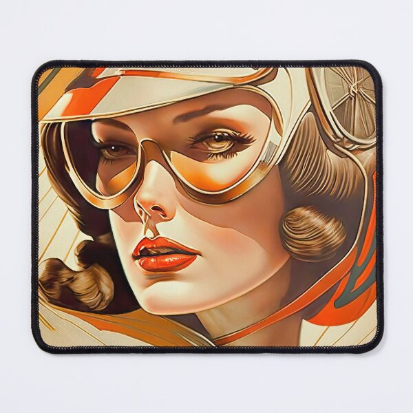 Item preview, Art Deco Aviatrix designed and sold by LanaGustavsson.