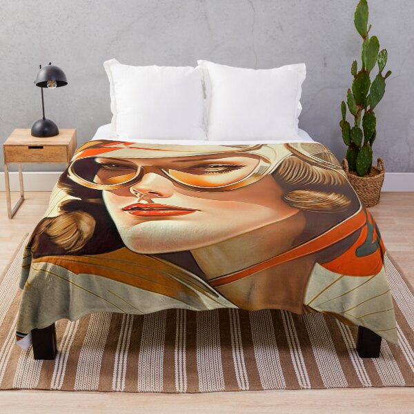 Item preview, Art Deco Aviatrix designed and sold by LanaGustavsson.