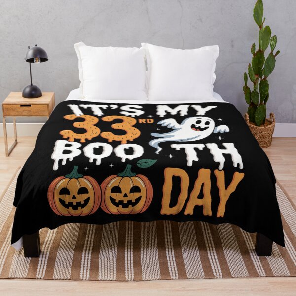 Item preview, Cute Ghost Pumpkin Halloween Birthday It's My 33rd Booth Day designed and sold by JulienAureo.