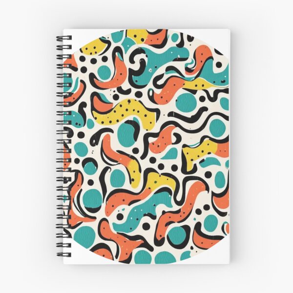 Item preview, colorful abstract shaped pattern unique design designed and sold by SmashingDeals.