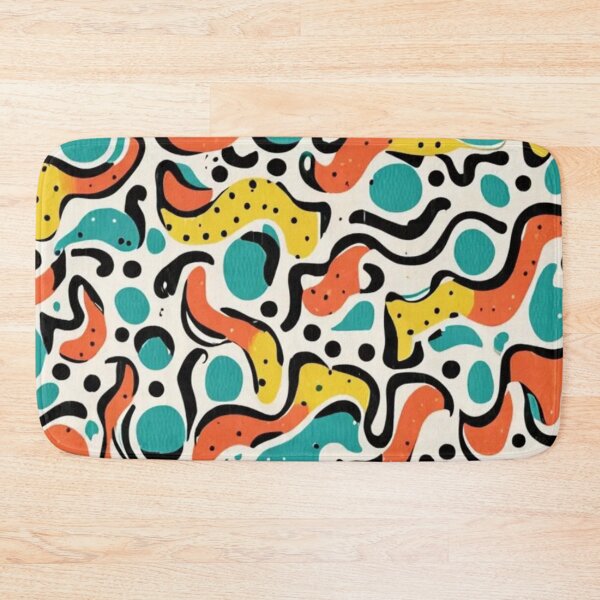 Item preview, colorful abstract shaped pattern unique design designed and sold by SmashingDeals.